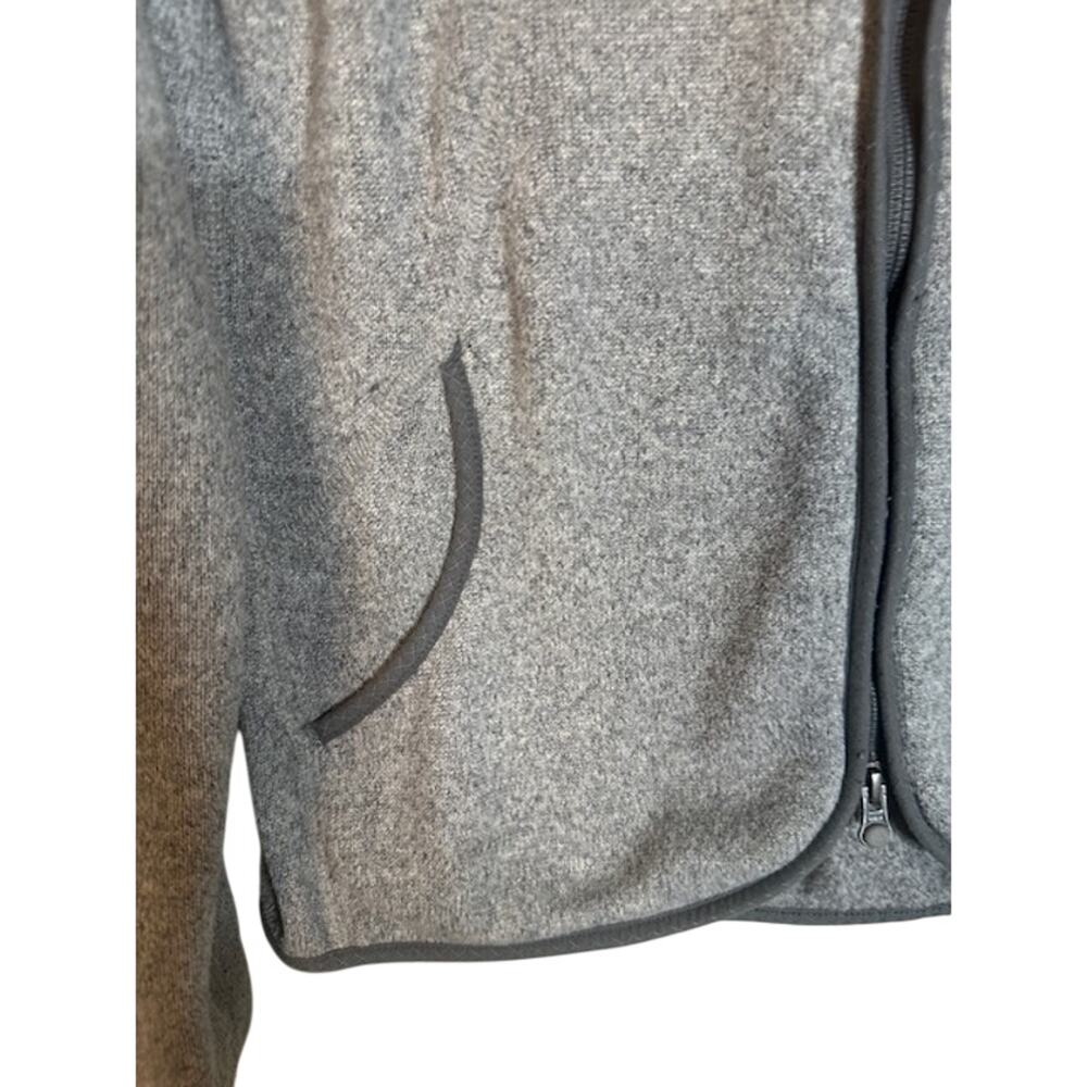 The North Face Women’s Gray Fleece Full Zip Jacket Long Sleeve Casual Medium - Picture 3 of 8
